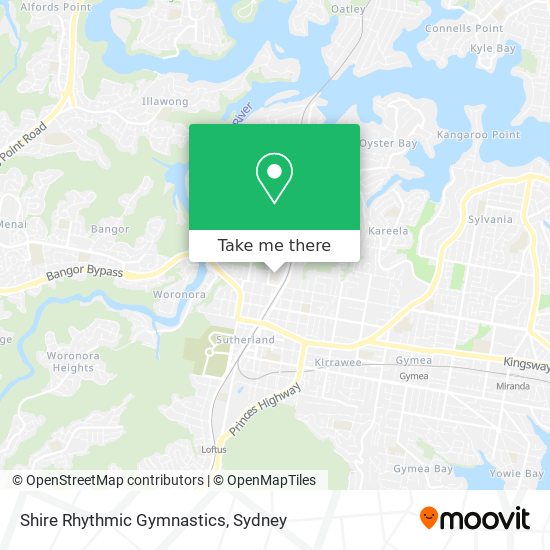 Shire Rhythmic Gymnastics map