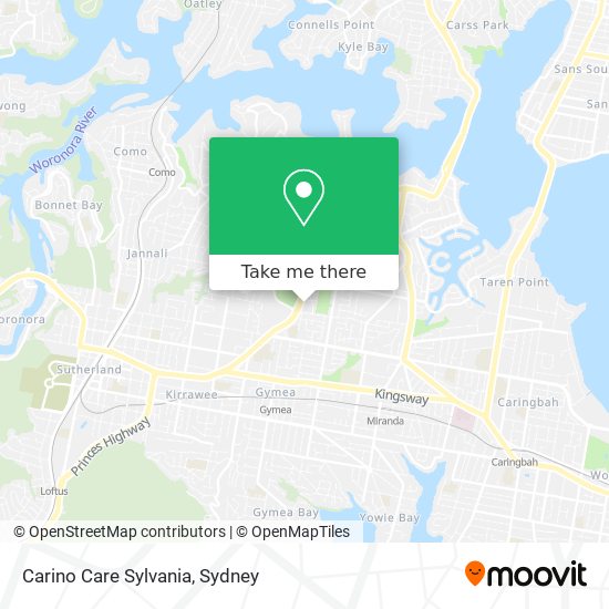 Carino Care Sylvania map
