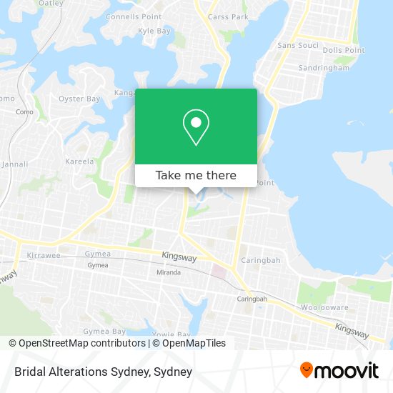 Bridal Alterations Sydney map