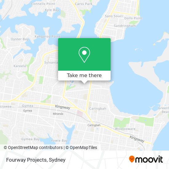 Fourway Projects map