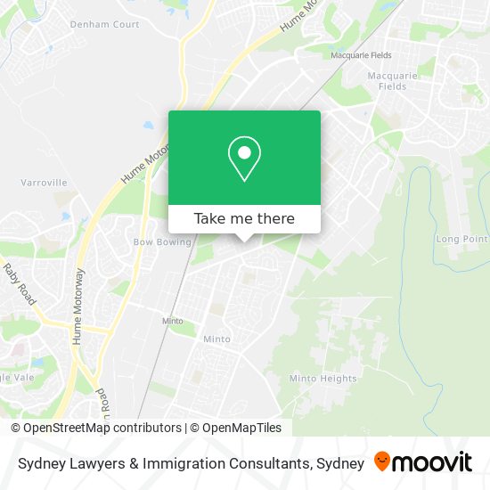 Sydney Lawyers & Immigration Consultants map