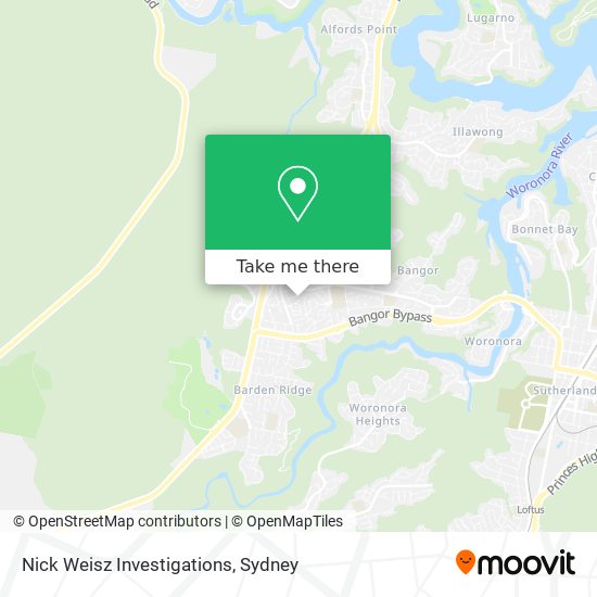 Mapa Nick Weisz Investigations
