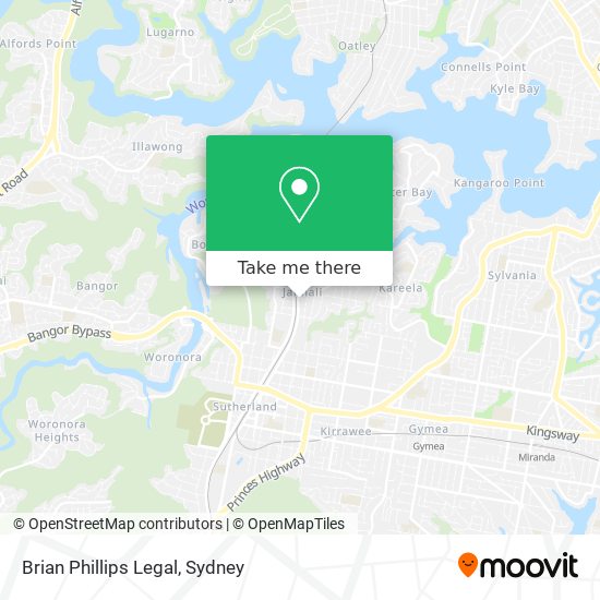 Mapa Brian Phillips Legal