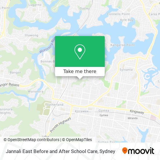 Jannali East Before and After School Care map