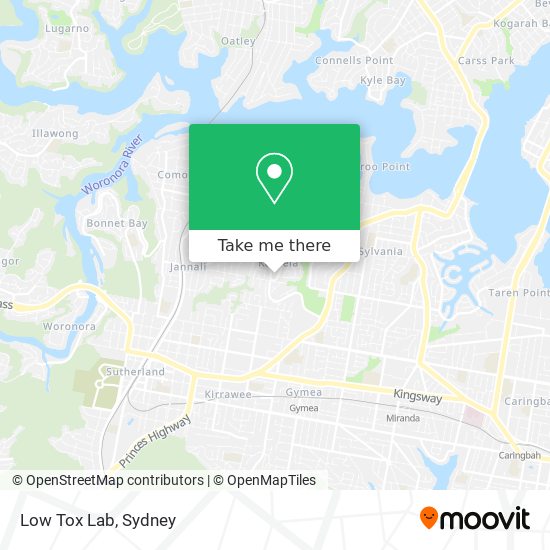 Low Tox Lab map