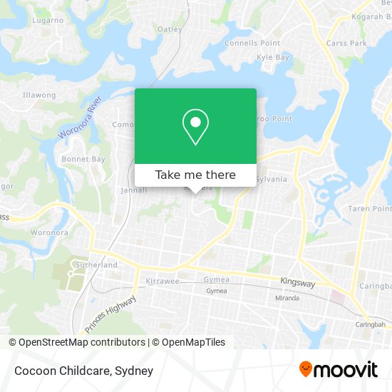 Cocoon Childcare map