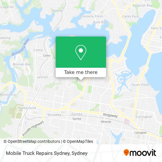 Mapa Mobile Truck Repairs Sydney