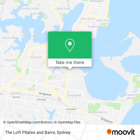 The Loft Pilates and Barre map