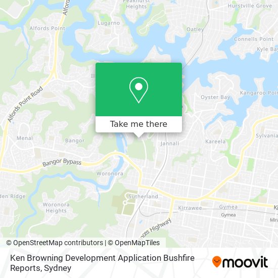 Mapa Ken Browning Development Application Bushfire Reports