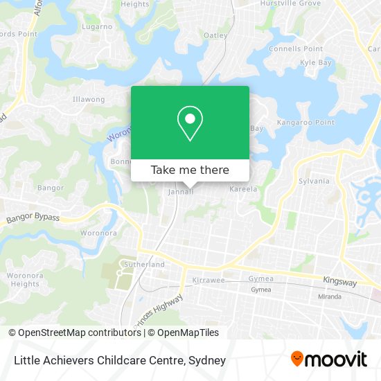 Mapa Little Achievers Childcare Centre