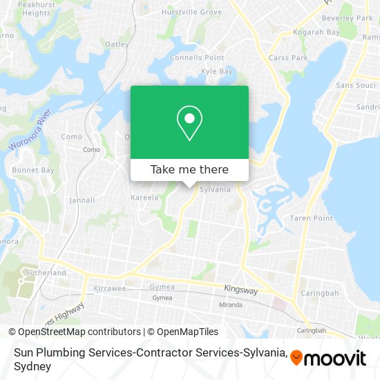 Sun Plumbing Services-Contractor Services-Sylvania map