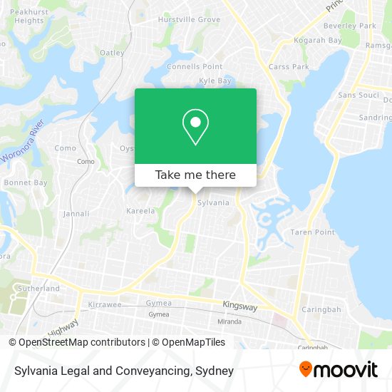 Mapa Sylvania Legal and Conveyancing