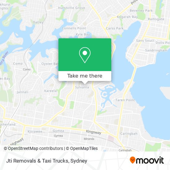 Jti Removals & Taxi Trucks map