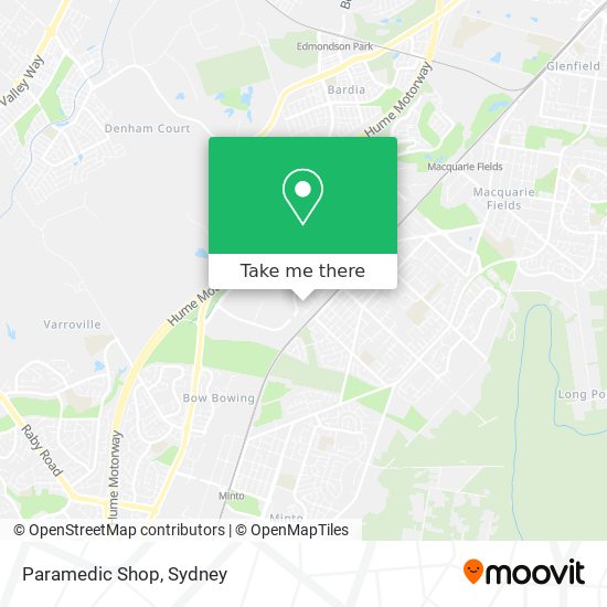 Paramedic Shop map