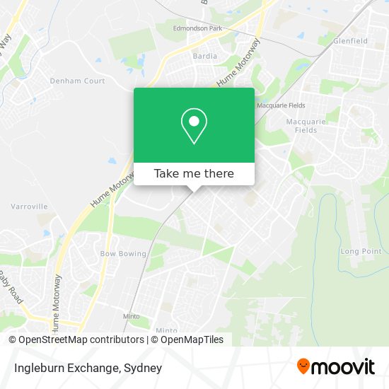 Mapa Ingleburn Exchange