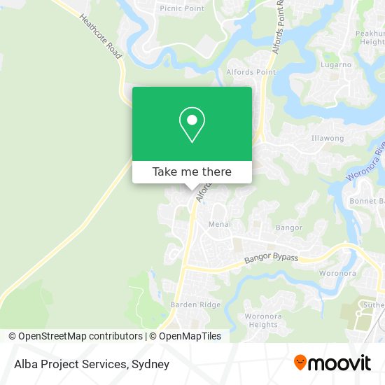 Alba Project Services map