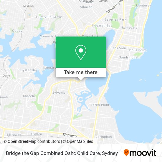 Bridge the Gap Combined Oshc Child Care map