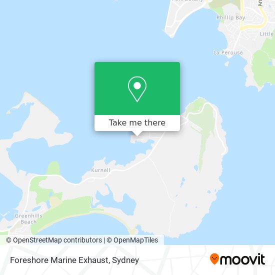 Mapa Foreshore Marine Exhaust