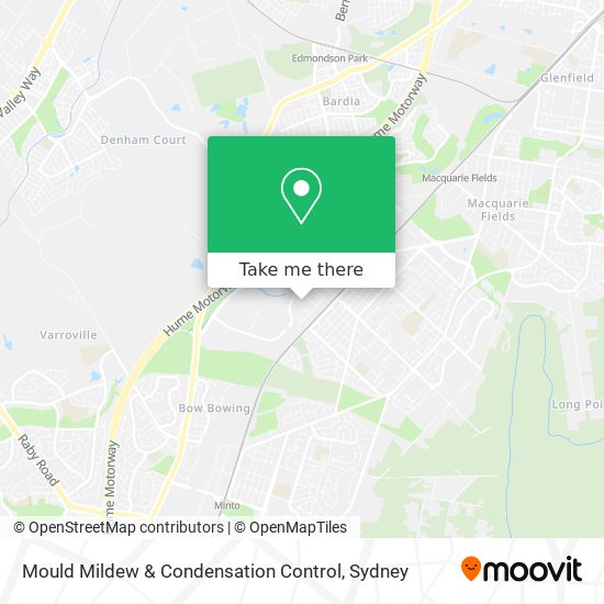 Mould Mildew & Condensation Control map