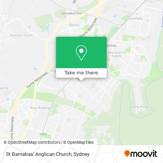 St Barnabas' Anglican Church map