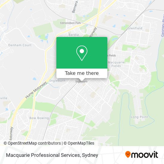 Mapa Macquarie Professional Services