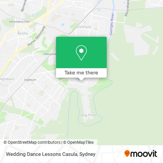 Mapa Wedding Dance Lessons Casula