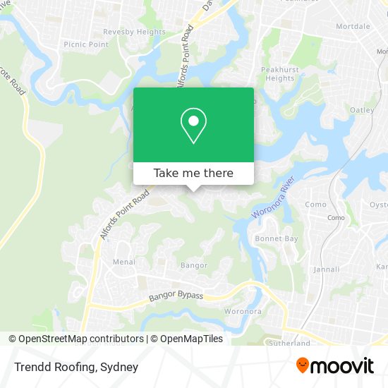 Trendd Roofing map