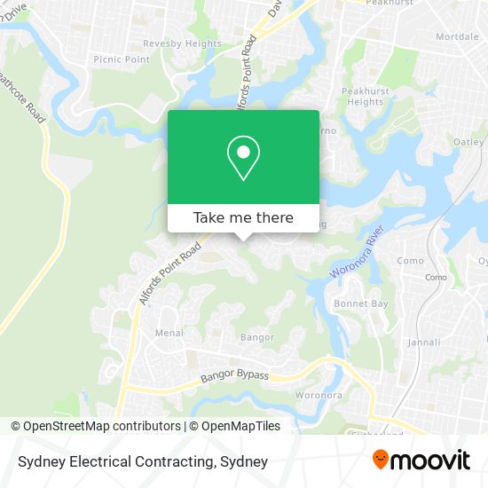 Mapa Sydney Electrical Contracting