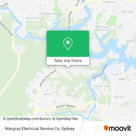 Margray Electrical Service Co map