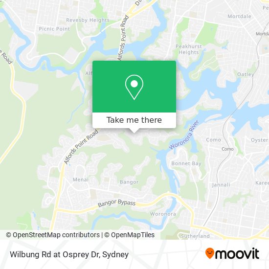 Mapa Wilbung Rd at Osprey Dr