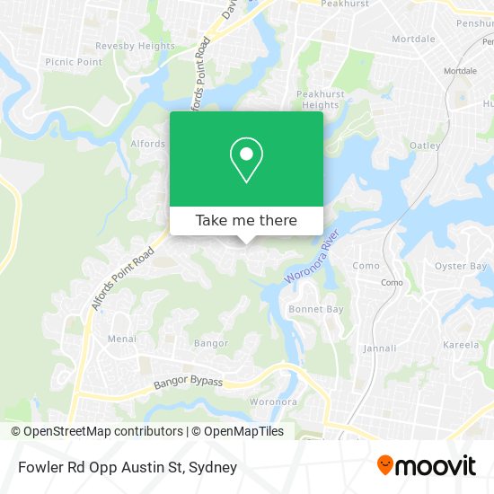 Fowler Rd Opp Austin St map