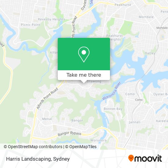 Mapa Harris Landscaping