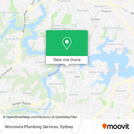 Woronora Plumbing Services map