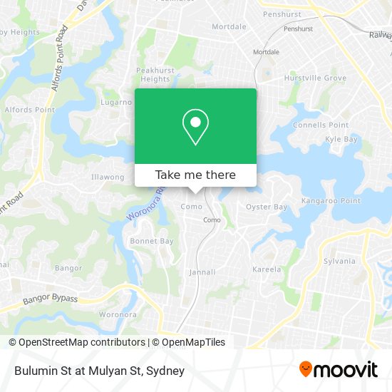 Mapa Bulumin St at Mulyan St
