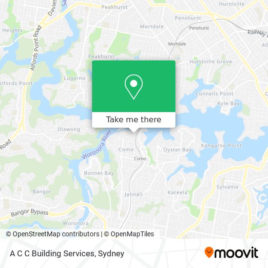 A C C Building Services map