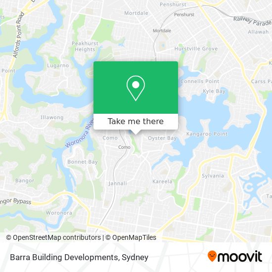 Barra Building Developments map