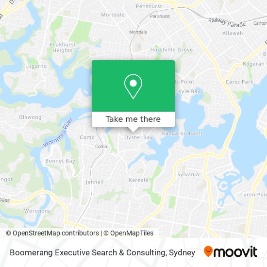 Boomerang Executive Search & Consulting map