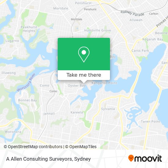 Mapa A Allen Consulting Surveyors