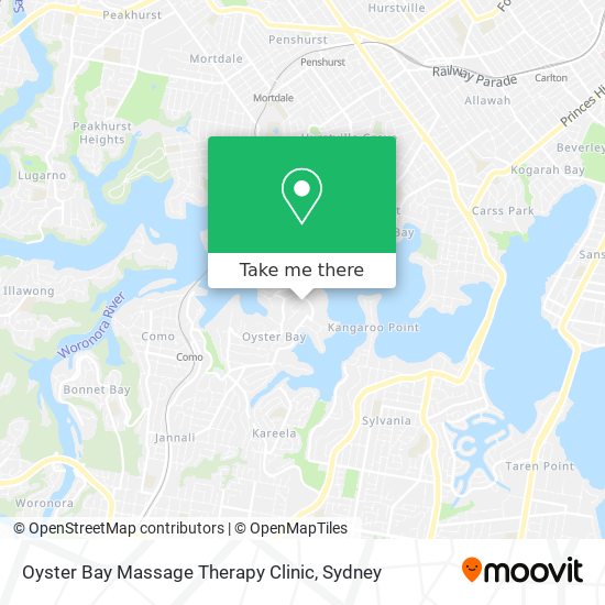 Oyster Bay Massage Therapy Clinic map