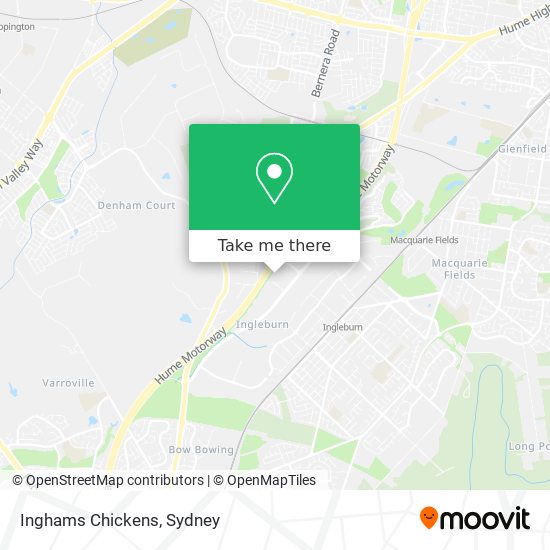 Inghams Chickens map