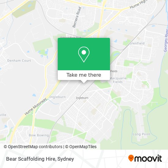 Bear Scaffolding Hire map