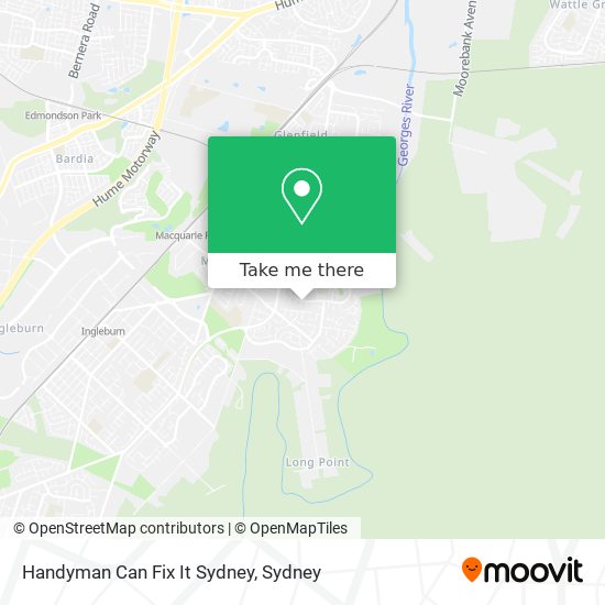 Mapa Handyman Can Fix It Sydney