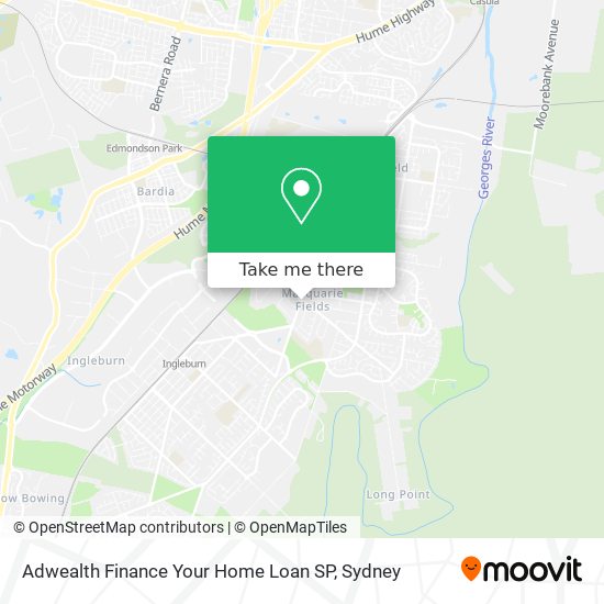 Adwealth Finance Your Home Loan SP map