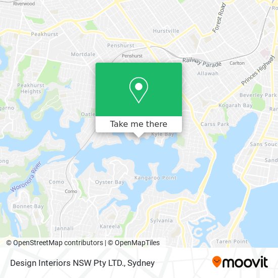 Design Interiors NSW Pty LTD. map