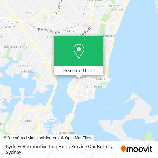 Sydney Automotive-Log Book Service Car Battery map