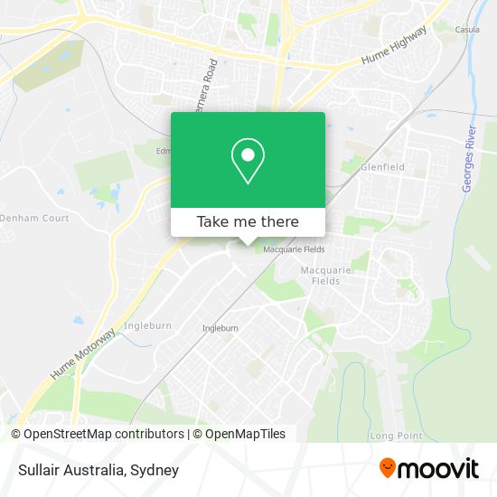 Sullair Australia map