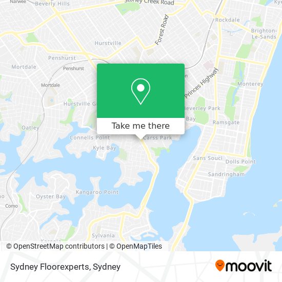 Sydney Floorexperts map