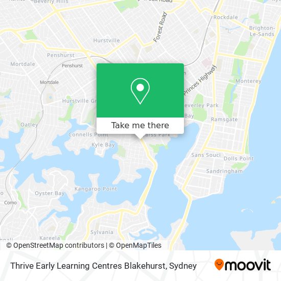 Thrive Early Learning Centres Blakehurst map