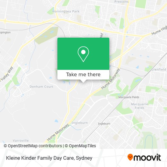 Kleine Kinder Family Day Care map
