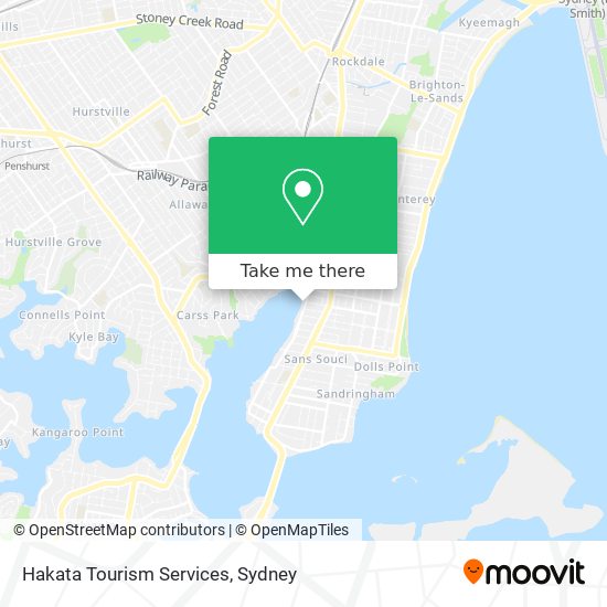 Mapa Hakata Tourism Services